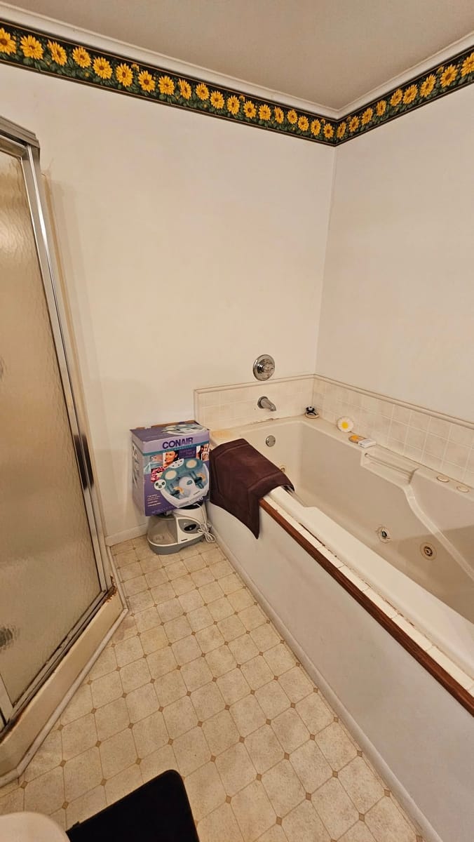Bathroom Remodel — Soaking Tub — before