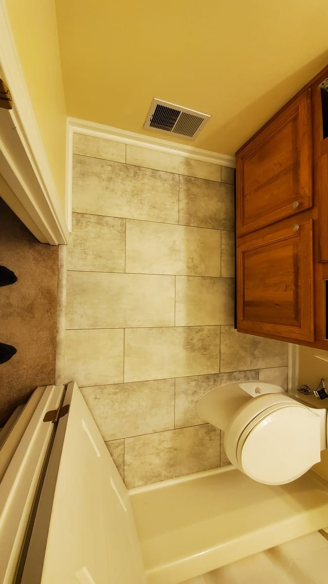 Tiled Bath & Shower