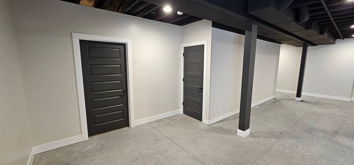 Basement Finishing — Main Room — after