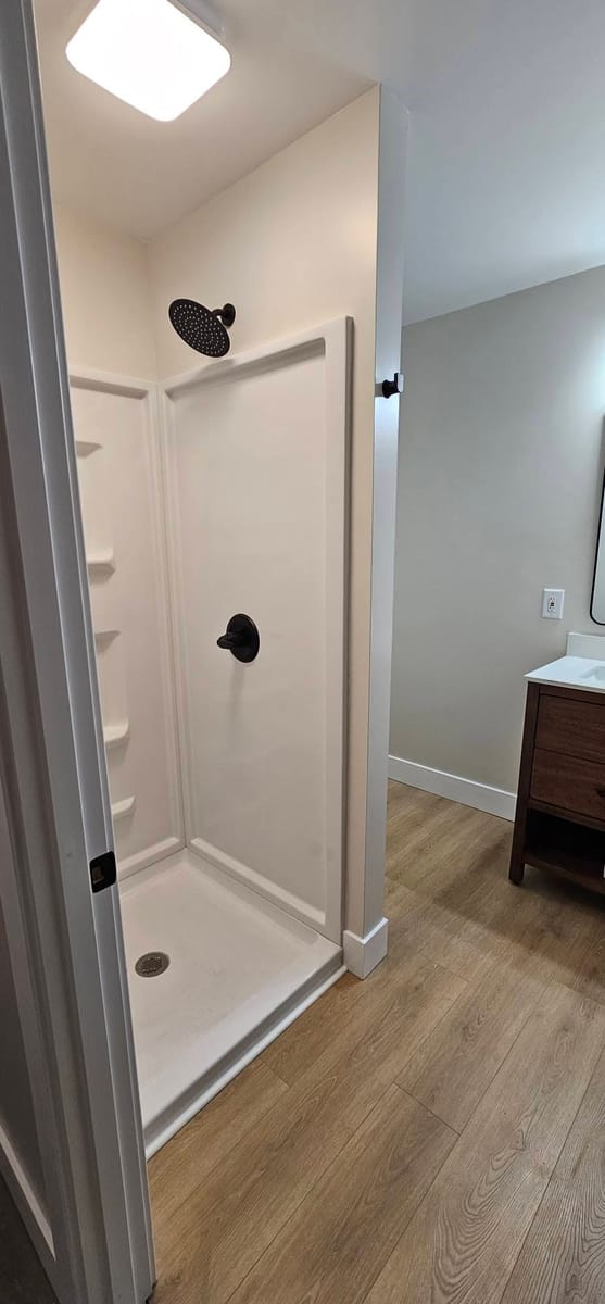 Basement Finishing — New Bath — after
